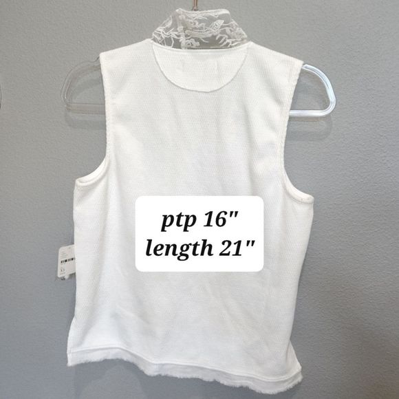 NWT Free People lace white top - Picture 5 of 5